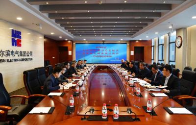 哈電集團(tuán)黨委書記、董事長斯?jié)煞驎娖吲_河市委書記王秋實、寶泰隆公司董事長焦云一行 共商新能源領(lǐng)域合作